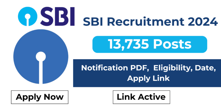 SBI Recruitment 2024 Apply Online